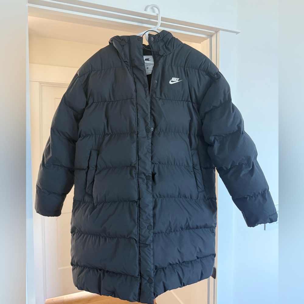 Nike Black Puffer Coat